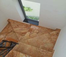 Đá hoa cương cầu thang f005