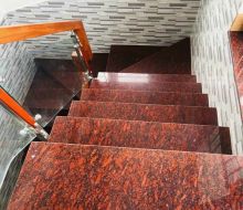 Đá hoa cương cầu thang f007