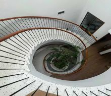 Đá hoa cương cầu thang f011