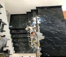 Đá hoa cương cầu thang f014