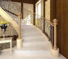 đá hoa cương cầu thang f029