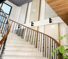 đá hoa cương cầu thang f032