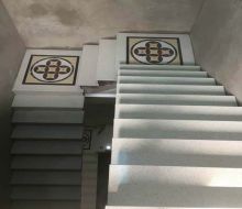 đá hoa cương cầu thang f034