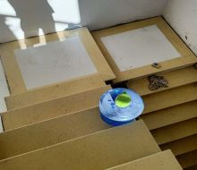 đá hoa cương cầu thang f040