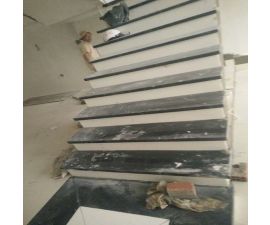 Cầu thang đá hoa cương đen 038 Cầu thang đá hoa cương đen 038