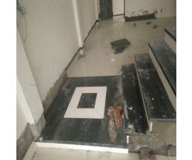 Cầu thang đá hoa cương đen 041 Cầu thang đá hoa cương đen 041