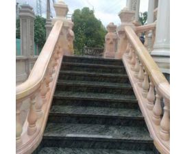 Cầu thang đá hoa cương đen 047 Cầu thang đá hoa cương đen 047