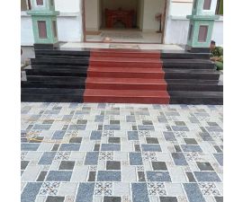 Cầu thang đá hoa cương đen 058 Cầu thang đá hoa cương đen 058