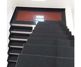 Cầu thang đá hoa cương đen 081 Cầu thang đá hoa cương đen 081