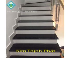 Cầu thang đá hoa cương đen 088 Cầu thang đá hoa cương đen 088