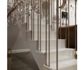 Cầu thang đá hoa cương trắng 102 Cầu thang đá hoa cương trắng 102