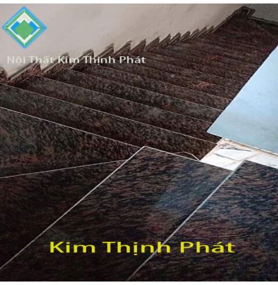 Cầu thang đá hồng vân báo giá đá hoa cương 17 Cầu thang đá hồng vân báo giá đá hoa cương 17