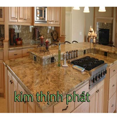 Đá hoa cương bếp màu hồng Đá hoa cương bếp màu hồng