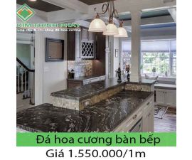Đá hoa cương bếp xà cừ xanh đen đá tự nhiên Đá hoa cương bếp xà cừ xanh đen đá tự nhiên