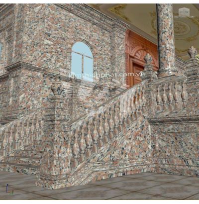 đá hoa cương lan can đẹp MSL020 đá hoa cương lan can đẹp MSL020