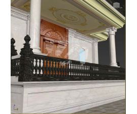 đá hoa cương lan can đẹp MSL025 đá hoa cương lan can đẹp MSL025