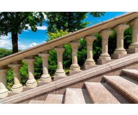 Lan can đá có đủ bền để lắp đặt ngoài trời Lan can đá có đủ bền để lắp đặt ngoài trời