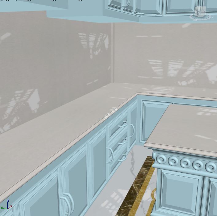 Đá hoa cương bếp kim thịnh phát ốp bàn bếp