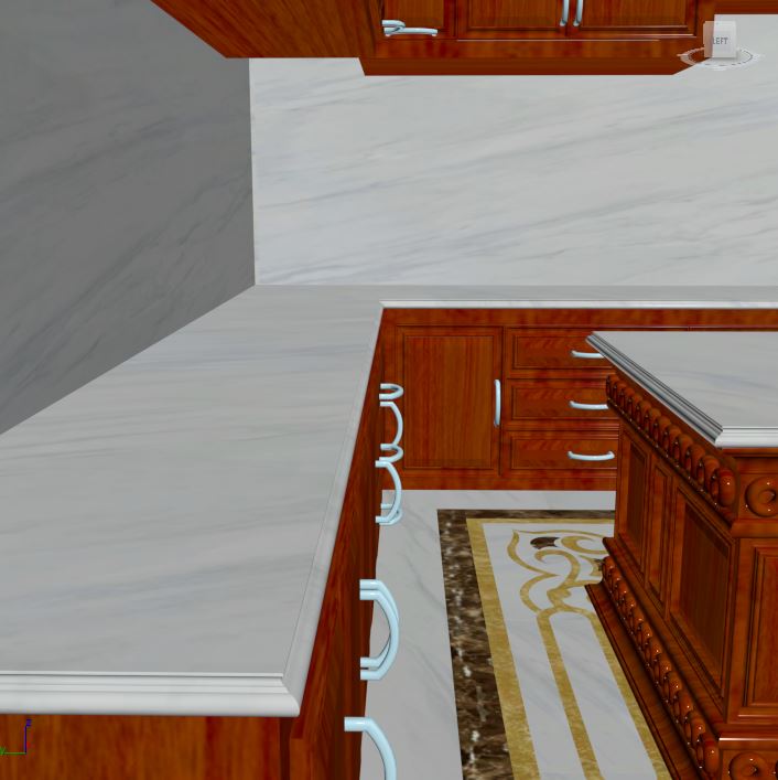 Đá hoa cương bếp kim thịnh phát ốp bàn bếp