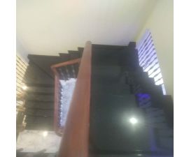 Cầu thang đá hoa cương đen 028 Cầu thang đá hoa cương đen 028