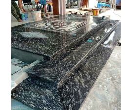 Cầu thang đá hoa cương đen 061 Cầu thang đá hoa cương đen 061