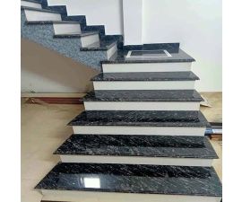 Cầu thang đá hoa cương đen 064 Cầu thang đá hoa cương đen 064