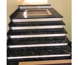 Cầu thang đá hoa cương đen 070 Cầu thang đá hoa cương đen 070