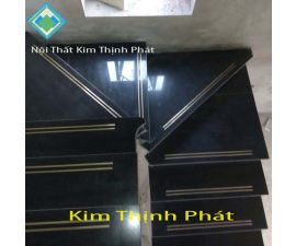 Cầu thang đá hoa cương đen 086 Cầu thang đá hoa cương đen 086
