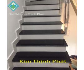 Cầu thang đá hoa cương đen 090 Cầu thang đá hoa cương đen 090