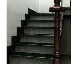 Cầu thang đá hoa cương đen 095 Cầu thang đá hoa cương đen 095