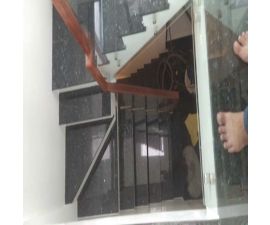 Cầu thang đá hoa cương màu đen 005 Cầu thang đá hoa cương màu đen 005