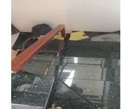 Cầu thang đá hoa cương màu đen 006 Cầu thang đá hoa cương màu đen 006