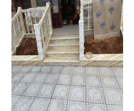 cầu thang đá hoa cương vàng 111 cầu thang đá hoa cương vàng 111