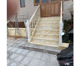 cầu thang đá hoa cương vàng 114 cầu thang đá hoa cương vàng 114