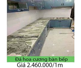 Đá hoa cương bếp đạt tỷ lệ sang trọng cao nhất trong thiết kế Đá hoa cương bếp đạt tỷ lệ sang trọng cao nhất trong thiết kế