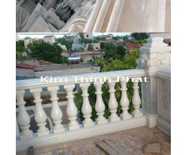 Lan can đá granite khối đẹp 004 Lan can đá granite khối đẹp 004