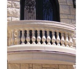 Lan can đá granite khối đẹp màu trắng cho biệt thự vườn Lan can đá granite khối đẹp màu trắng cho biệt thự vườn